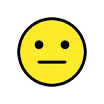 Neutral Face SVG Icon